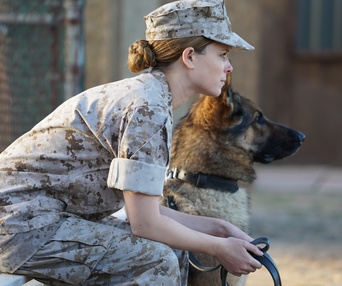 Une scène du film Megan Leavey