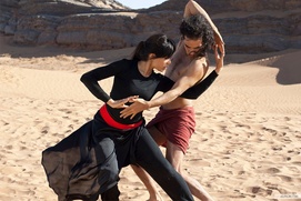 Une scène du film Desert Dancer