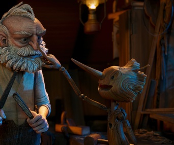 Une scène du film Guillermo del Toro's Pinocchio