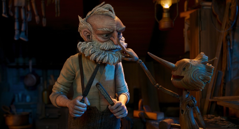 Une scène du film Guillermo del Toro's Pinocchio