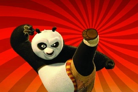 Affiche en français du film Kung Fu Panda Affiche en français du film Kung Fu Panda