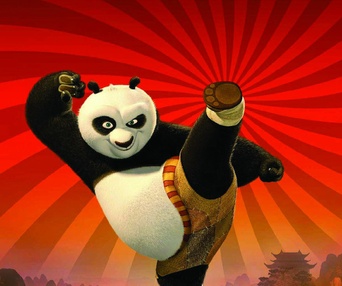 Affiche en français du film Kung Fu Panda