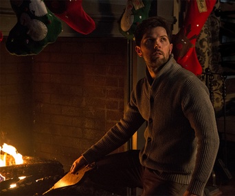 Une scène du film Krampus