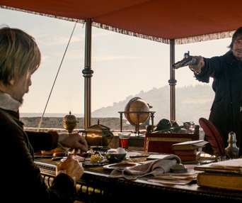 Une scène du film Les Trois Mousquetaires : Milady