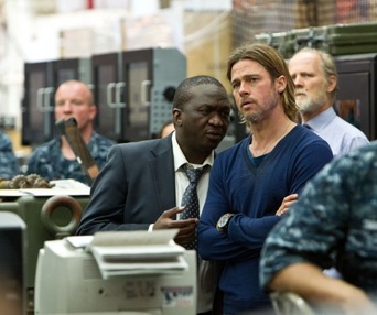 Une scène du film World War Z