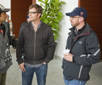 Sur le plateau du film Devil