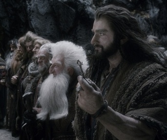 Une scène du film The Hobbit: The Desolation of Smaug