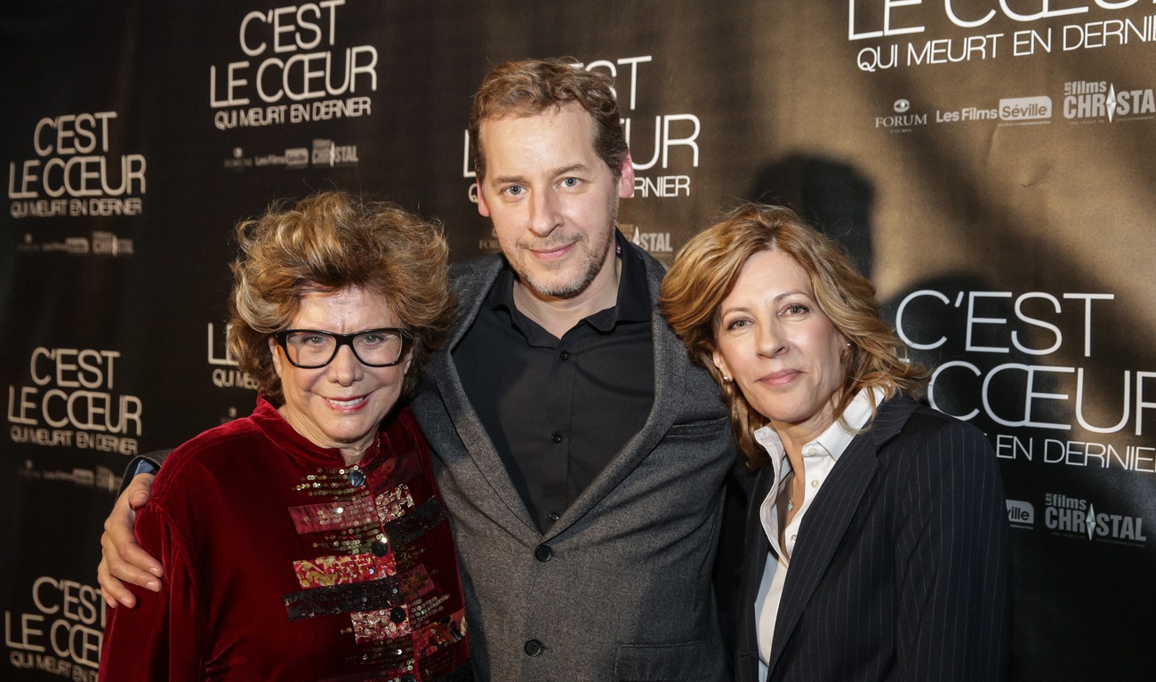 Denise Filiatrault sur le tapis rouge de C'est le coeur qui meurt en dernier