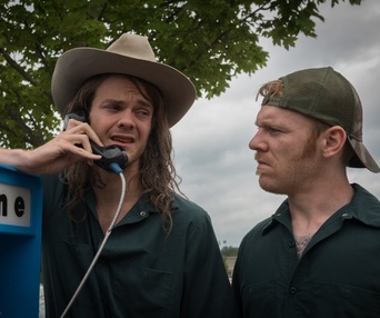 Une scène du film Logan Lucky