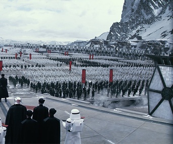 Une scène du film Star Wars: The Force Awakens