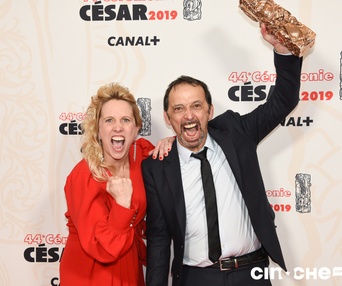 Sur le tapis rouge des Césars 2019