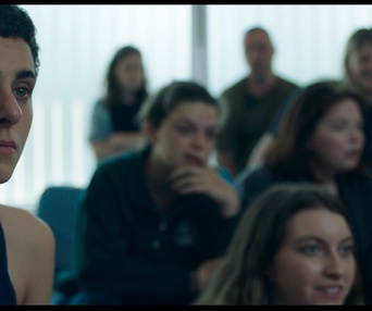 Une scène du film Antigone