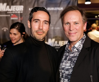 Sur le tapis rouge du film Junior majeur