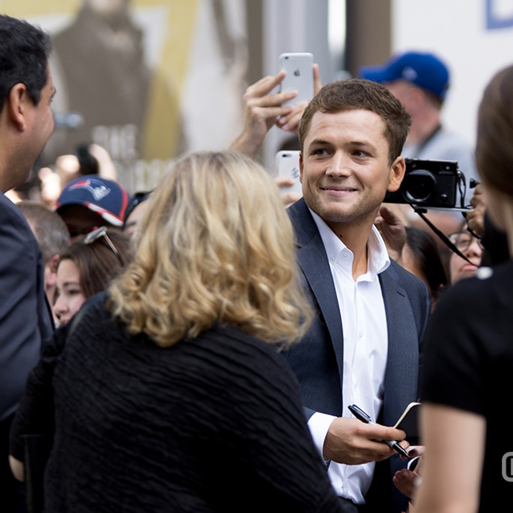 Sur le tapis rouge du film Sing