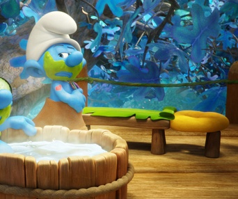 Une scène du film Smurfs: The Lost Village