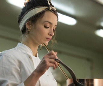 Une scène du film The Hundred-Foot Journey