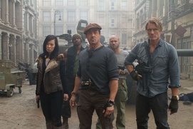 Une scène du film The Expendables