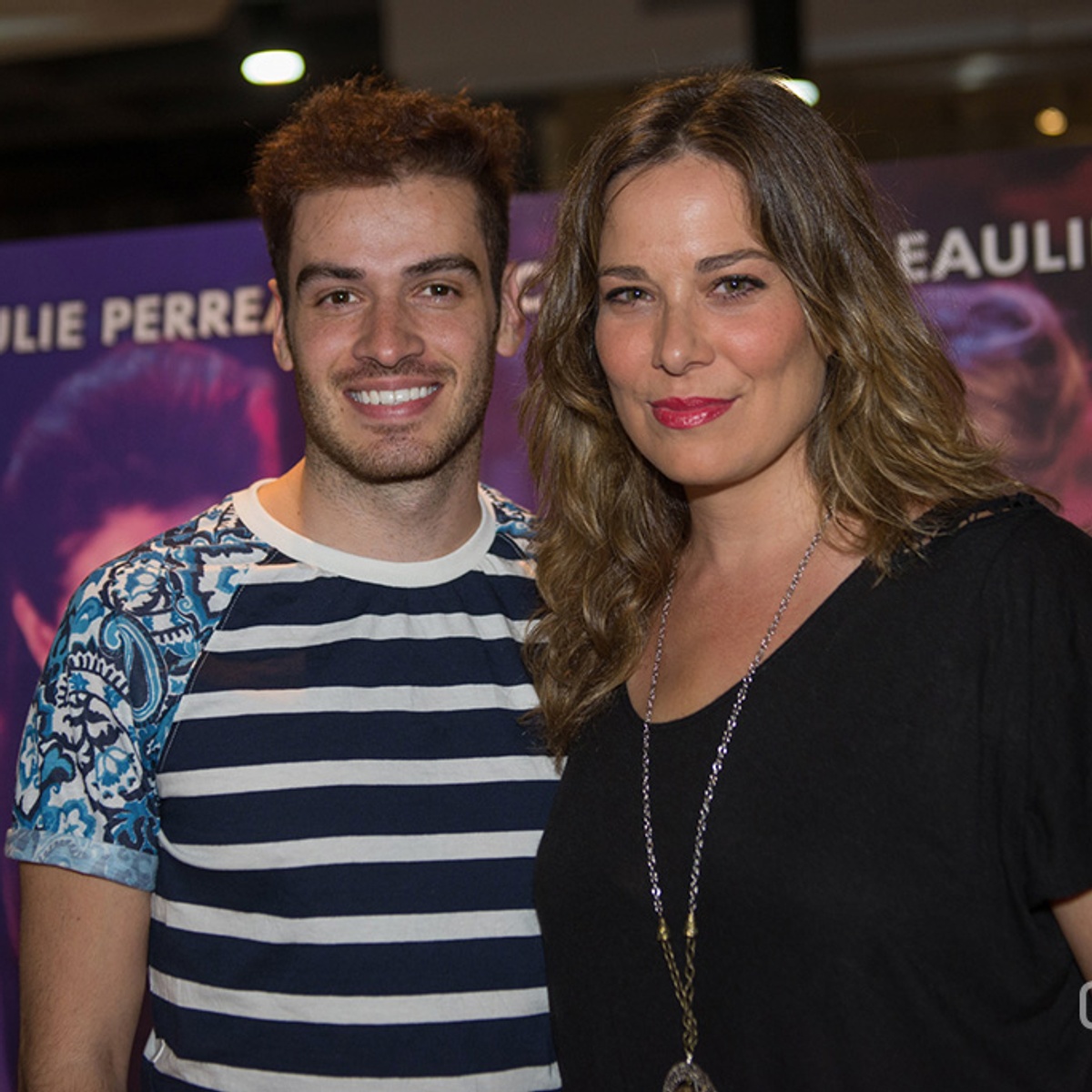 Sur le tapis rouge du film Le mirage
