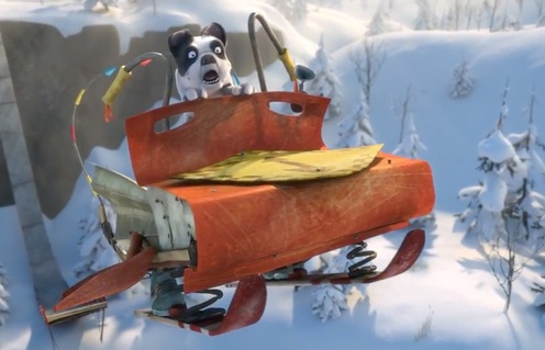 Une scène du film La course des tuques
