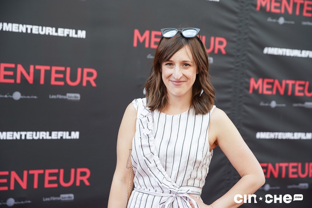 Sur le tapis rouge du film Menteur