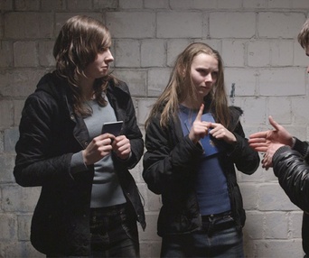 Une scène du film The Tribe