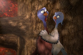 Une scène du film Free Birds Une scène du film Free Birds