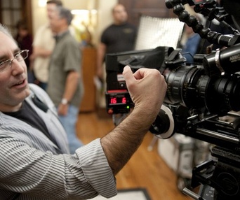 Sur le plateau du film Little Fockers