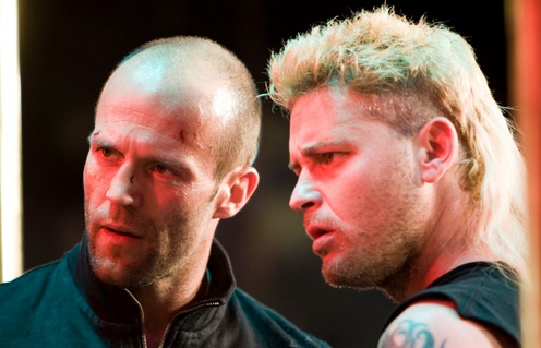Jason Statham et Corey Haim dans Crank 2: High Voltage