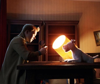 Une scène du film The Adventures of Tintin