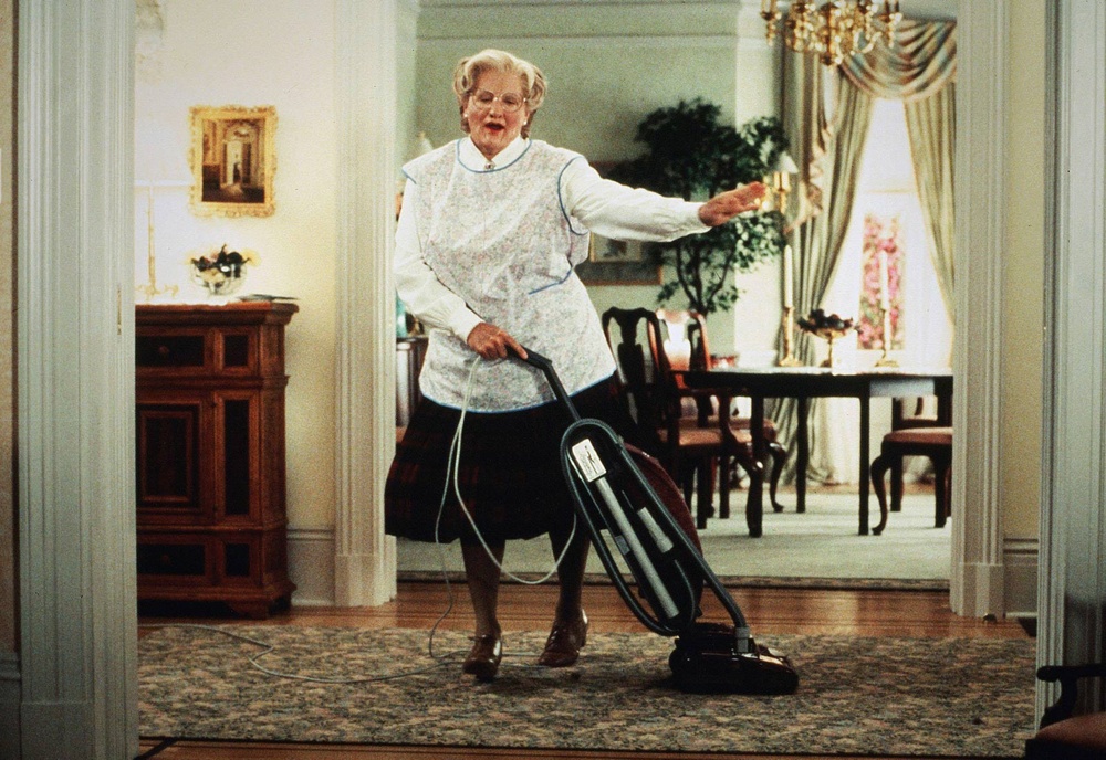 Une scène du film Mrs. Doubtfire