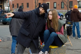 Sur le plateau du film Trust