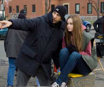 Sur le plateau du film Trust