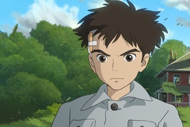 Une scène du film The Boy and the Heron Une scène du film The Boy and the Heron