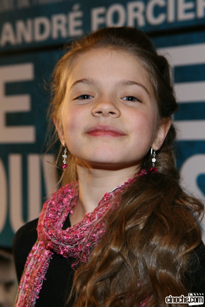 Alice Morel-Michaud sur le tapis rouge de Je me souviens