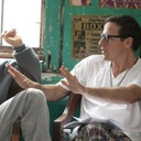 Mark Wahlberg et David O. Russell sur le plateau de The Fighter