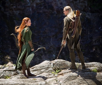 Une scène du film The Hobbit: The Desolation of Smaug