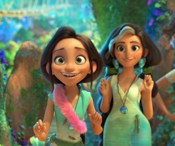 Une scène du film The Croods: A New Age