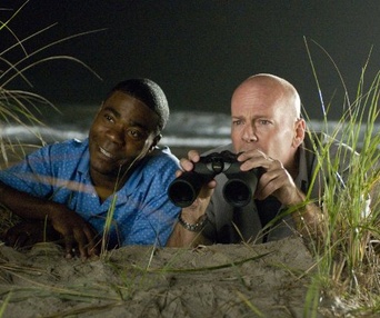 Une scène du film Cop Out