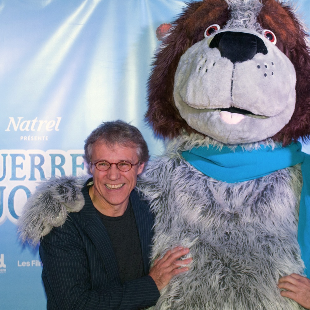 Jean-François Pouliot et&nbsp;François Brisson sur le tapis rouge de la première de La guerre des tuques à Montréal