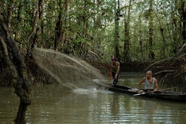 Une scène du film Crab Trap