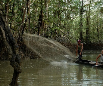 Une scène du film Crab Trap