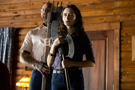 Une scène du film Knock at the Cabin