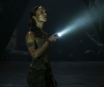 Une scène du film Tomb Raider