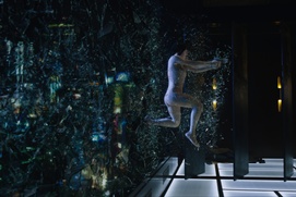 Une scène du film Ghost in the Shell