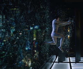 Une scène du film Ghost in the Shell