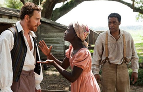 Chiwetel Ejiofor, Michael Fassbender et Lupita Nyong'o dans 12 Years a Slave