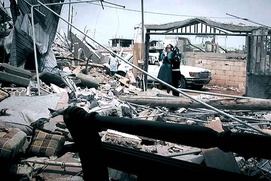 Scène du film Sous les bombes