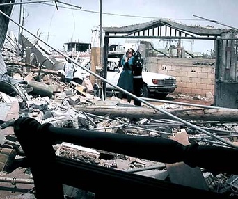 Scène du film Sous les bombes