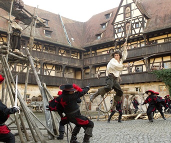Une scène du film The Three Musketeers