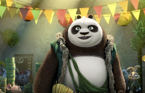 Une scène du film Kung Fu Panda 3